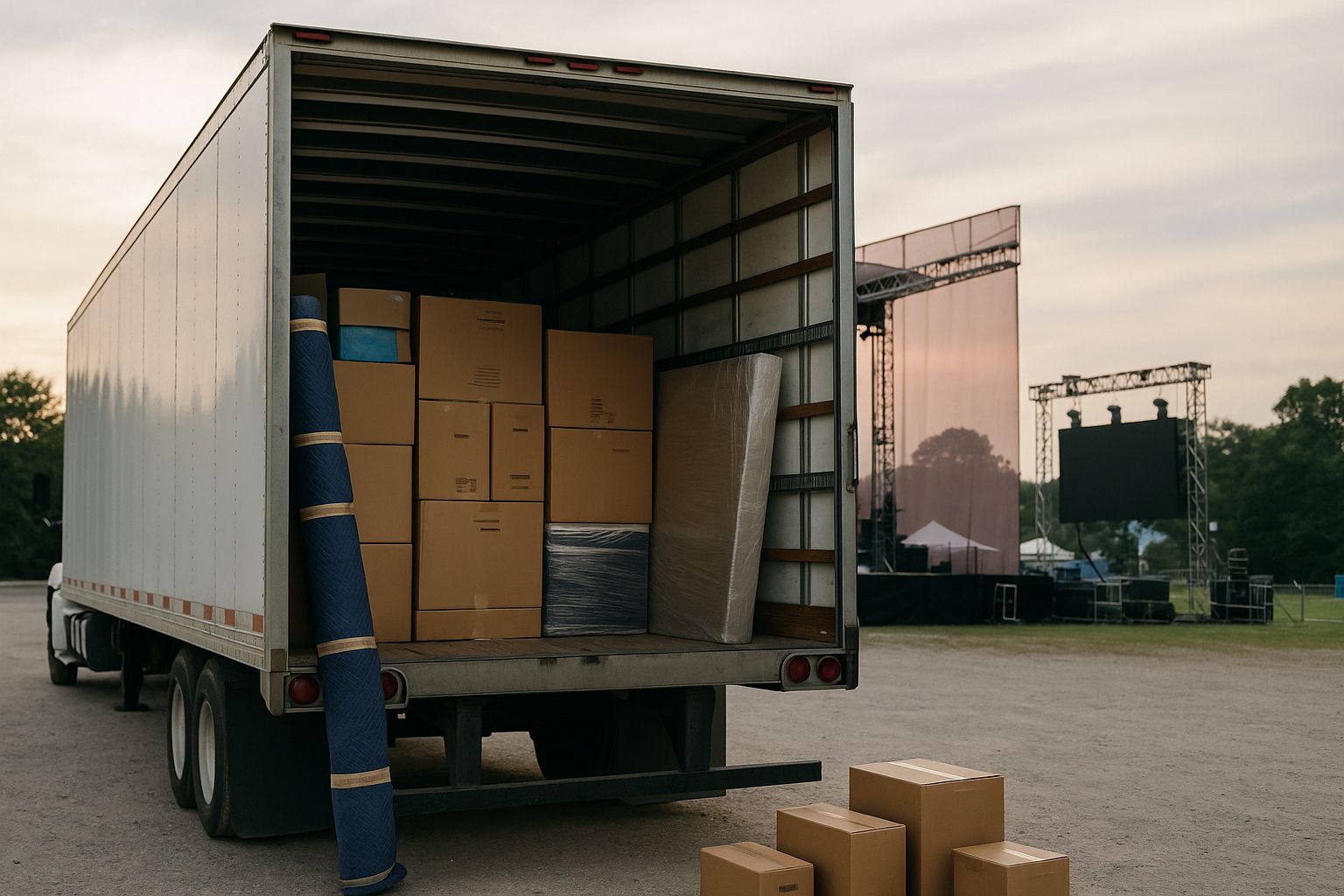 Festival-Logistik leicht gemacht: So nutzt du Sendify in Deutschland für Gear, Merch und Rückläufer